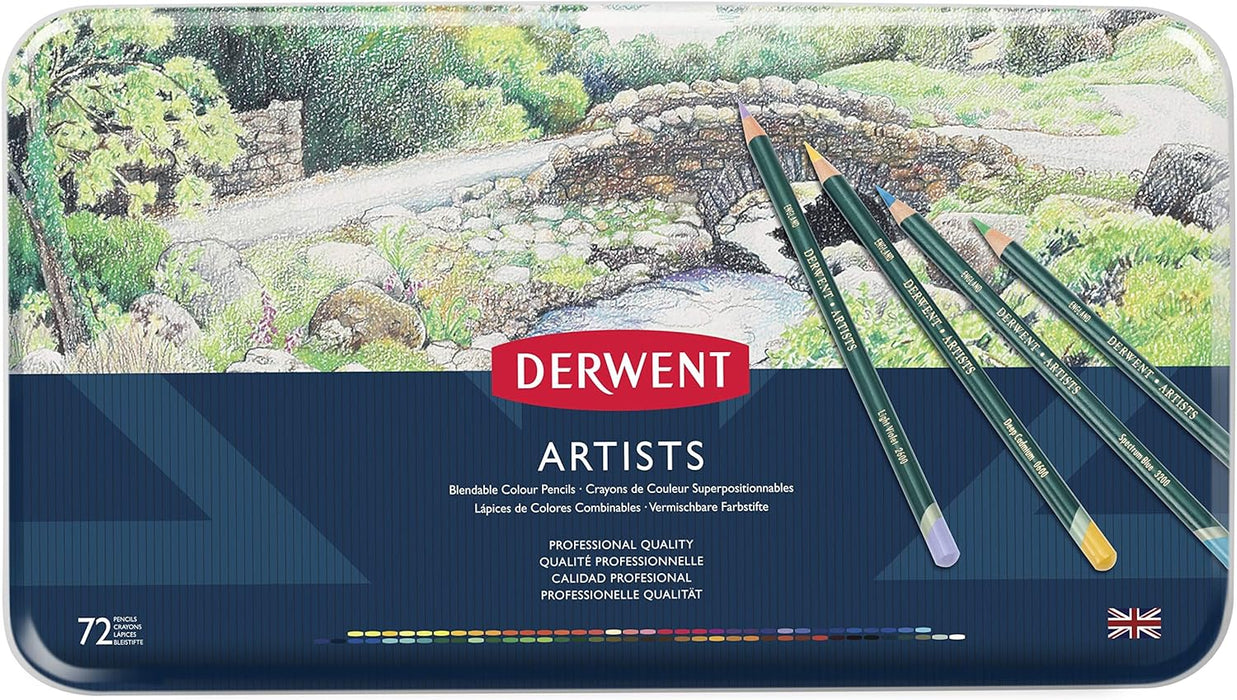 【特価商品】Derwent ダーウェント アーチスト 油性色鉛筆 72本パック
