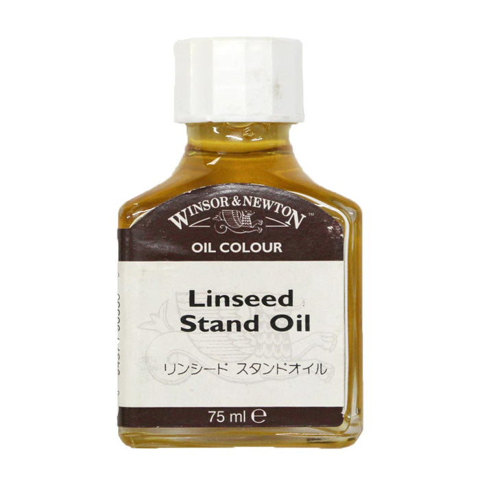 WINSOR&NEWTON 画用液 リンシード スタンドオイル Oil 75ml