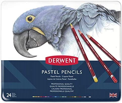 【特価商品】Derwent ダーウェント パステルペンシル 水溶性色鉛筆 24本パック