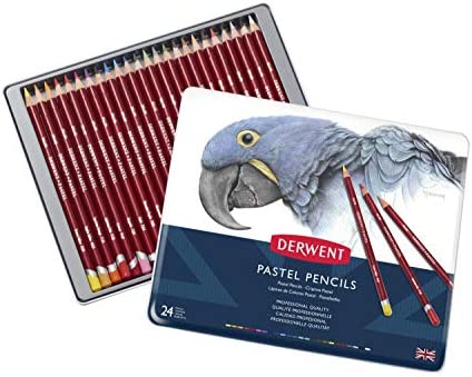 【特価商品】Derwent ダーウェント パステルペンシル 水溶性色鉛筆 24本パック