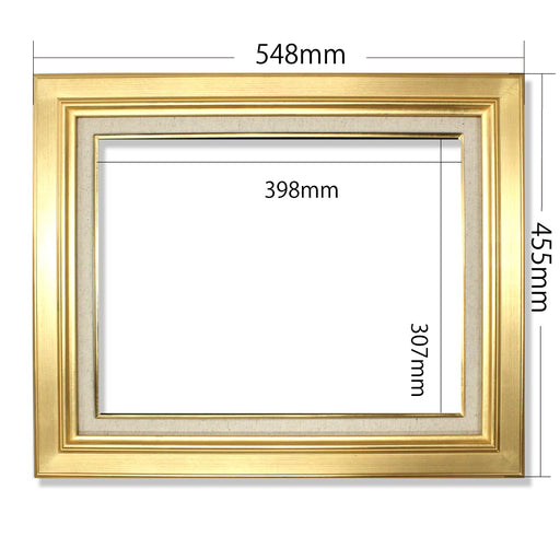 大額 油彩額 7711 ゴールド キャンバスサイズF6