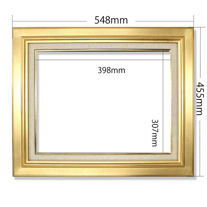 大額 油彩額 7711 ゴールド キャンバスサイズF6