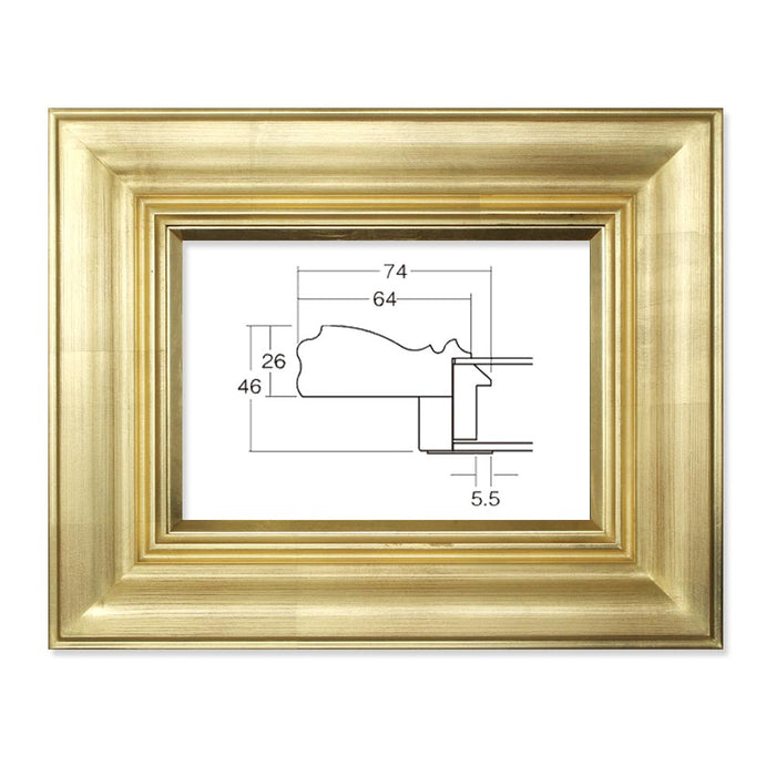 大額 油彩額 7714 ゴールド キャンバスサイズSM