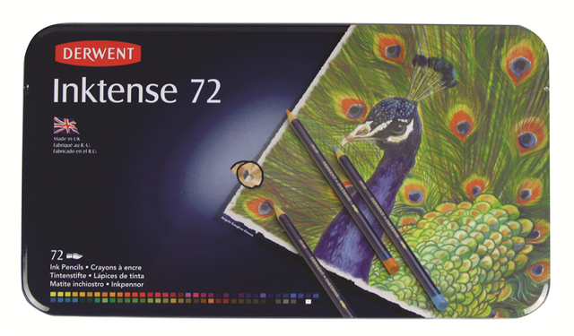 特価商品】Derwent ダーウェント インクテンス 水溶性色鉛筆 72本 特価商品】Derwent ダーウェント インクテンス 水溶性色鉛筆 72本