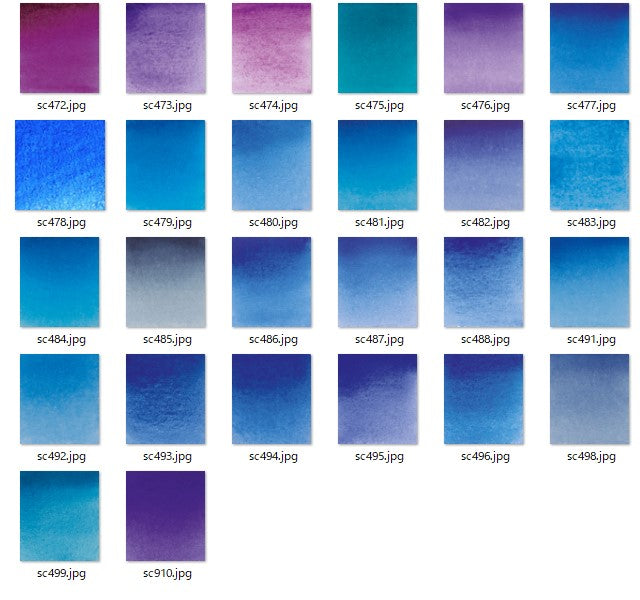 【シュミンケ】ホラダム 透明水彩絵具 5ml 青系